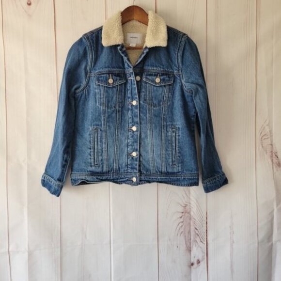 Old Navy Jackets & Blazers - Old Navy Denim Lined Jean Jacket, Women’s M, Classic Button Closure, Medium Wash